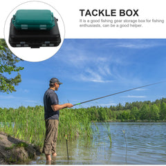POPETPOP fishing tackle box waterproof durable protects lures and hooks in all conditions.