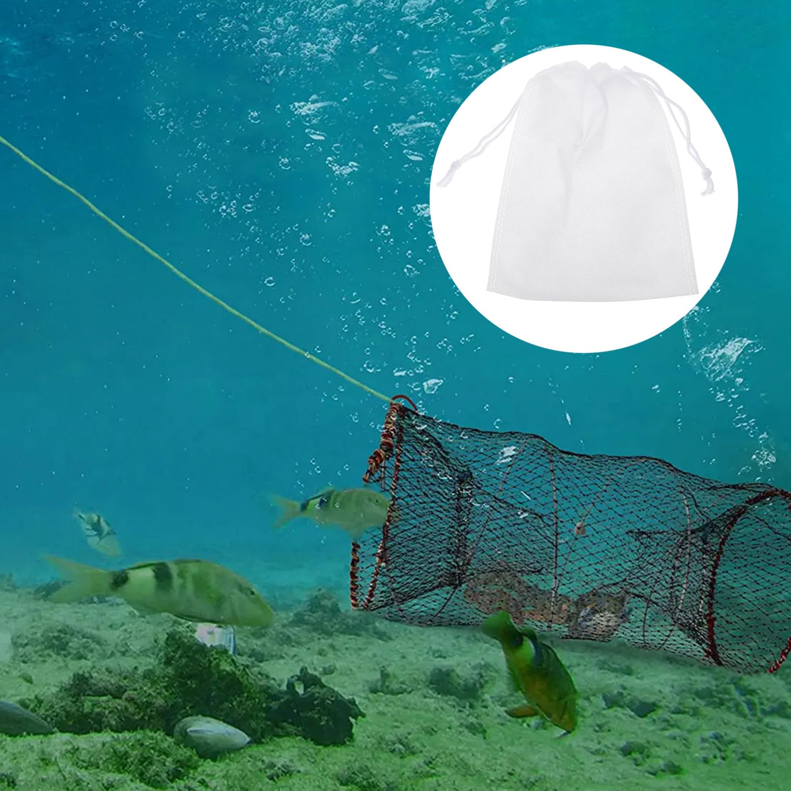Packaging and contents of the POPETPOP bait bags set