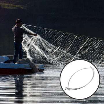 POPETPOP portable net ring lightweight for travel on boats and shores.