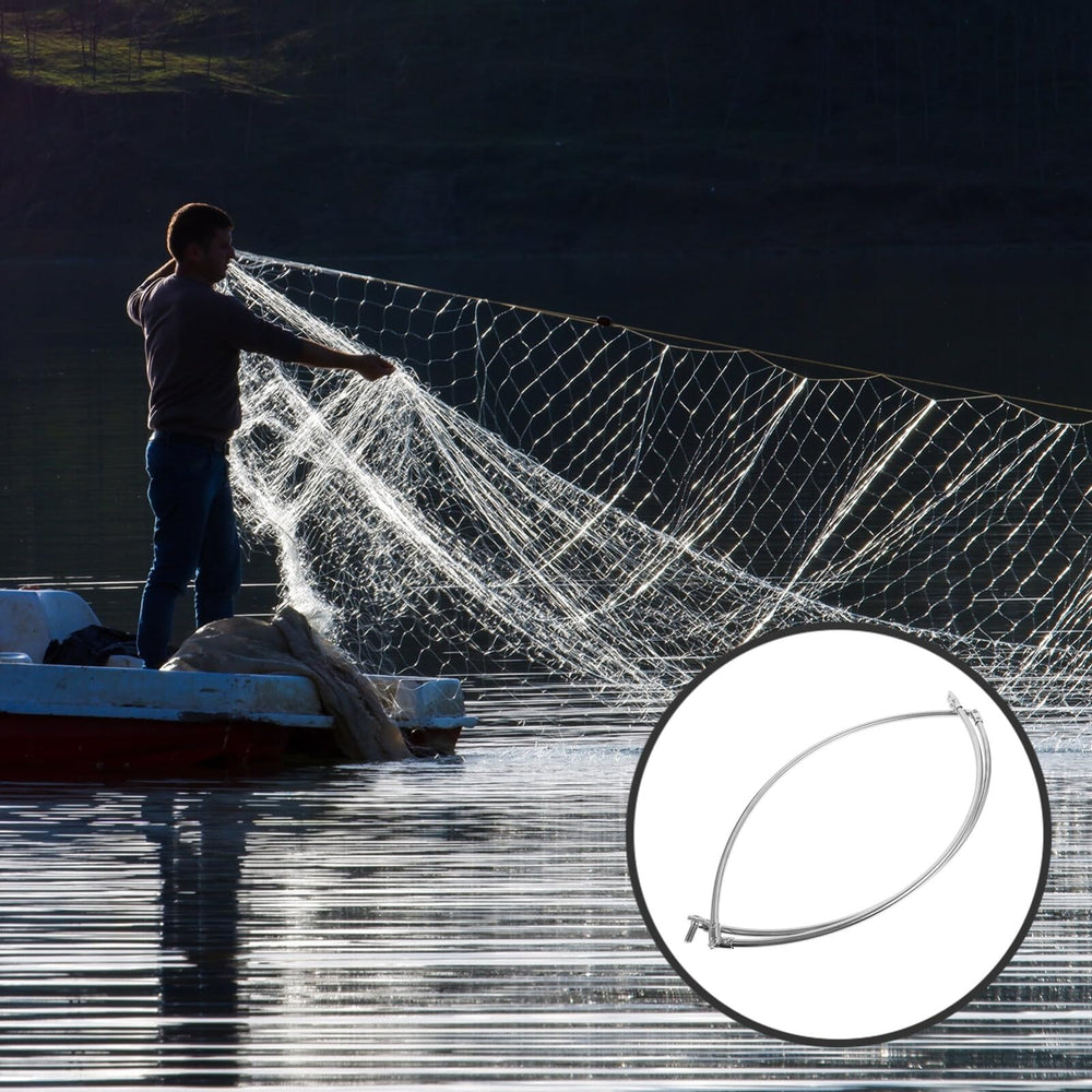 POPETPOP portable net ring lightweight for travel on boats and shores.