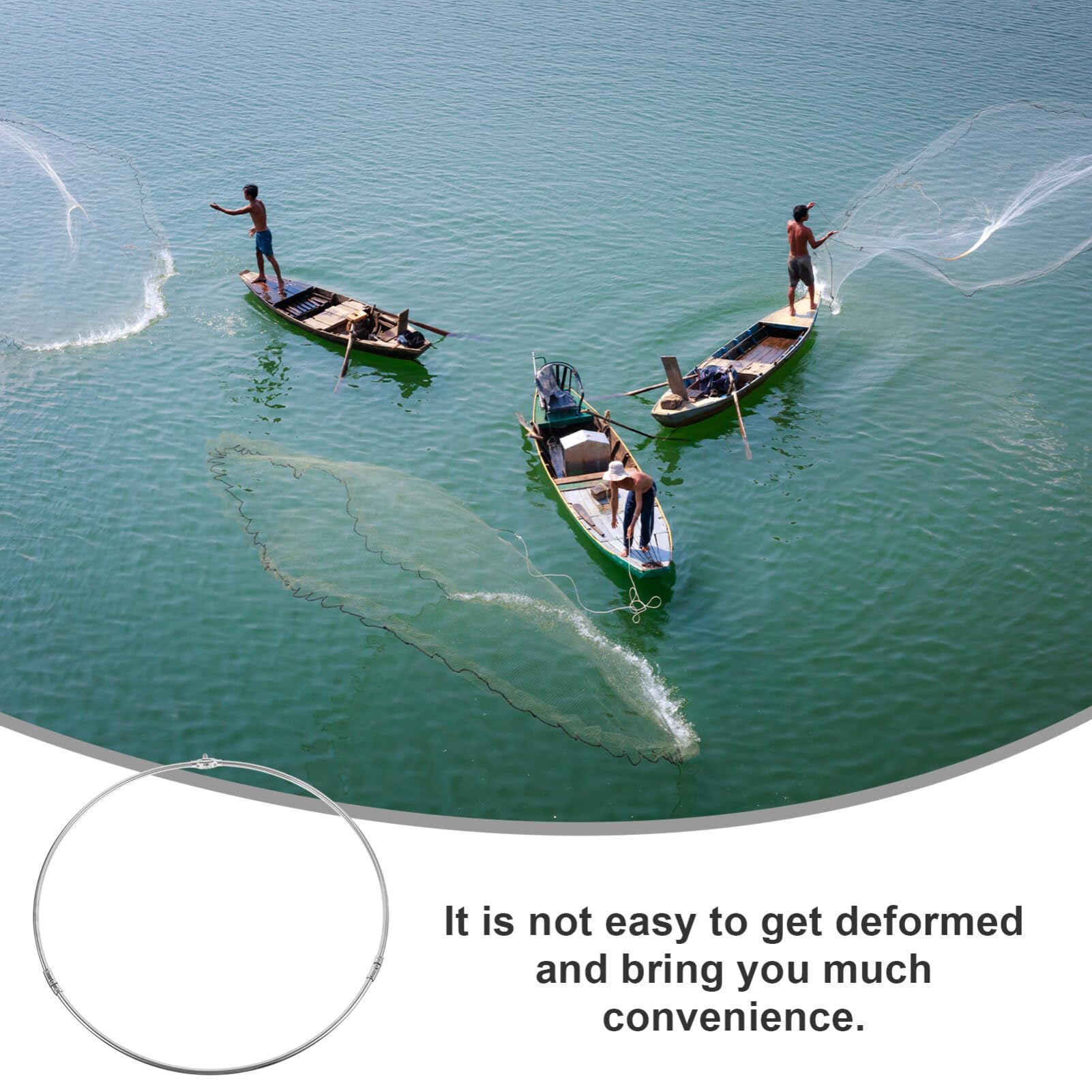 POPETPOP practical fishing tackle ring adds convenience to gear setup.
