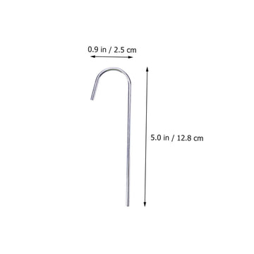 POPETPOP steel ground stakes ideal for camping on grass, sand, and soil.