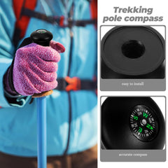 POPETPOP universal trekking pole demonstrates versatile use for hikers.