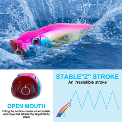 Popper fishing lure 3.54in color variant 4