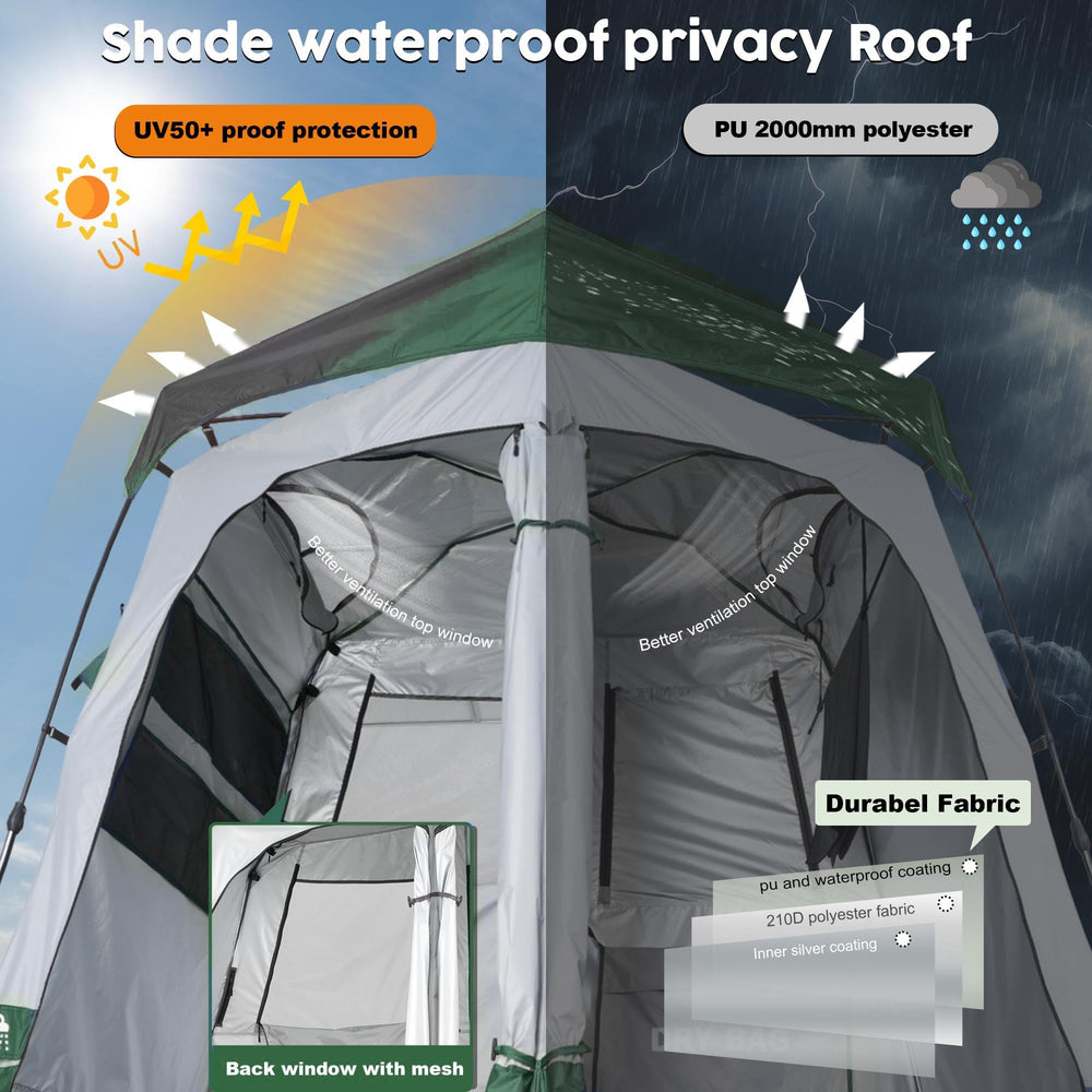 Porayhut dry-wet zone separation keeps surfaces dry and comfortable