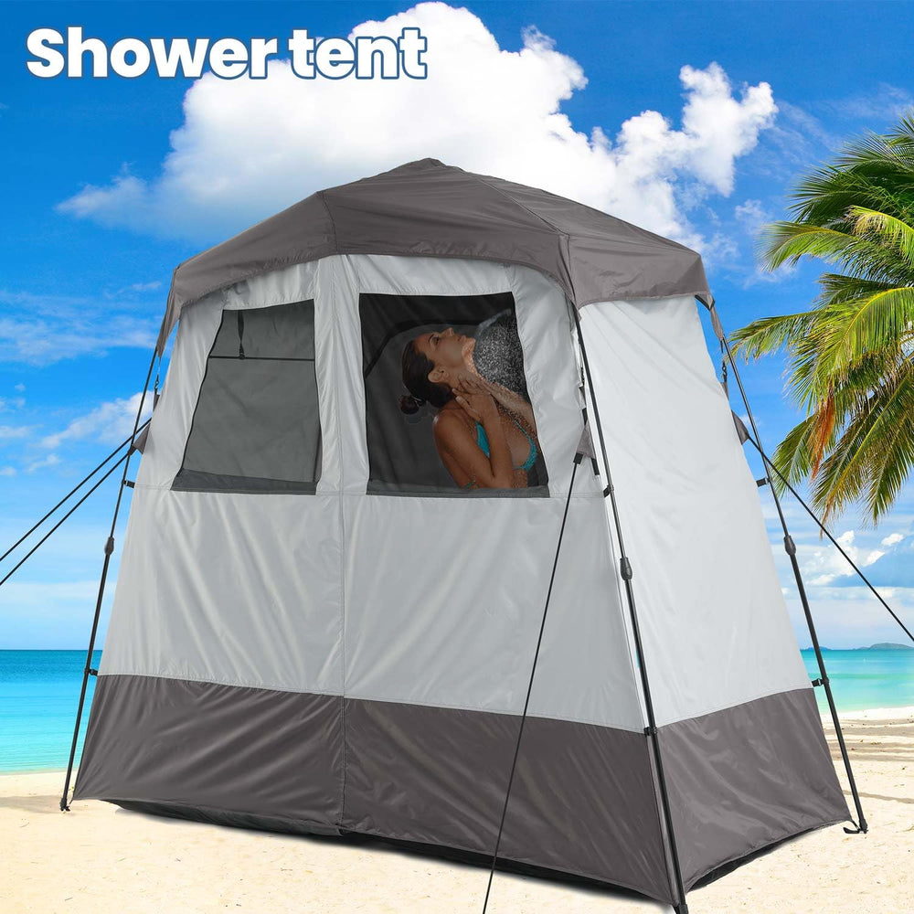 Porayhut portable camping shower tent deluxe light carry bag for easy transport.