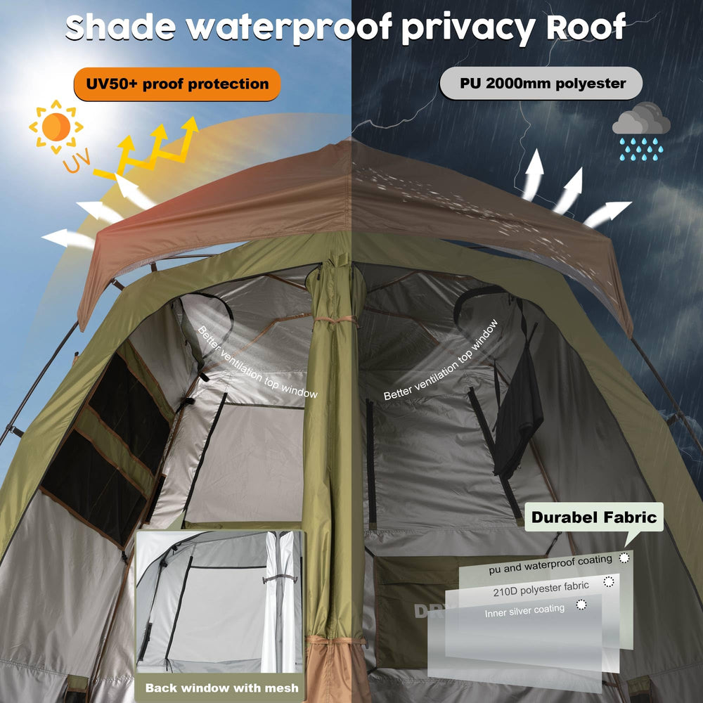 Porayhut towel-pole accessory image shows convenient drying spot.