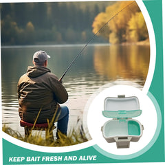 Porgeel bait bucket with secure lid and lock prevents escapes during transport