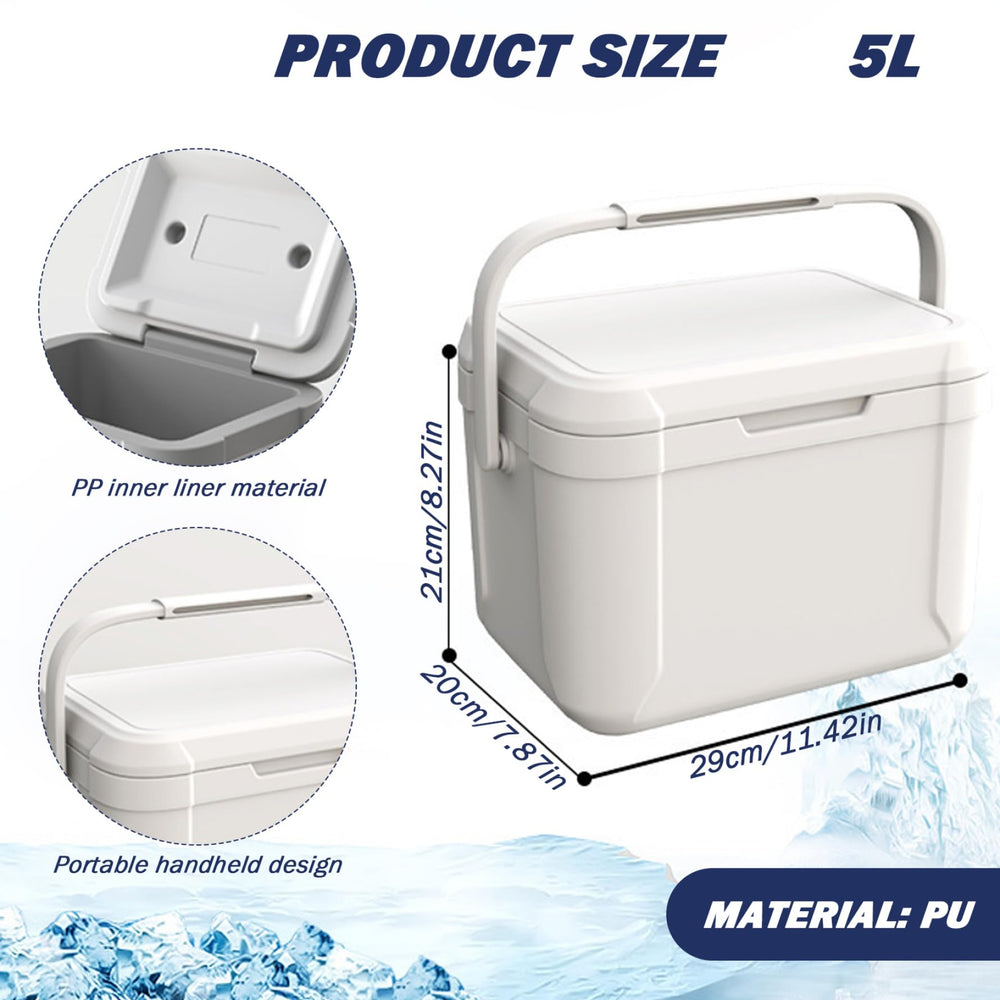 Porgeel PU insulation cooler helps retain temperature for longer outings.