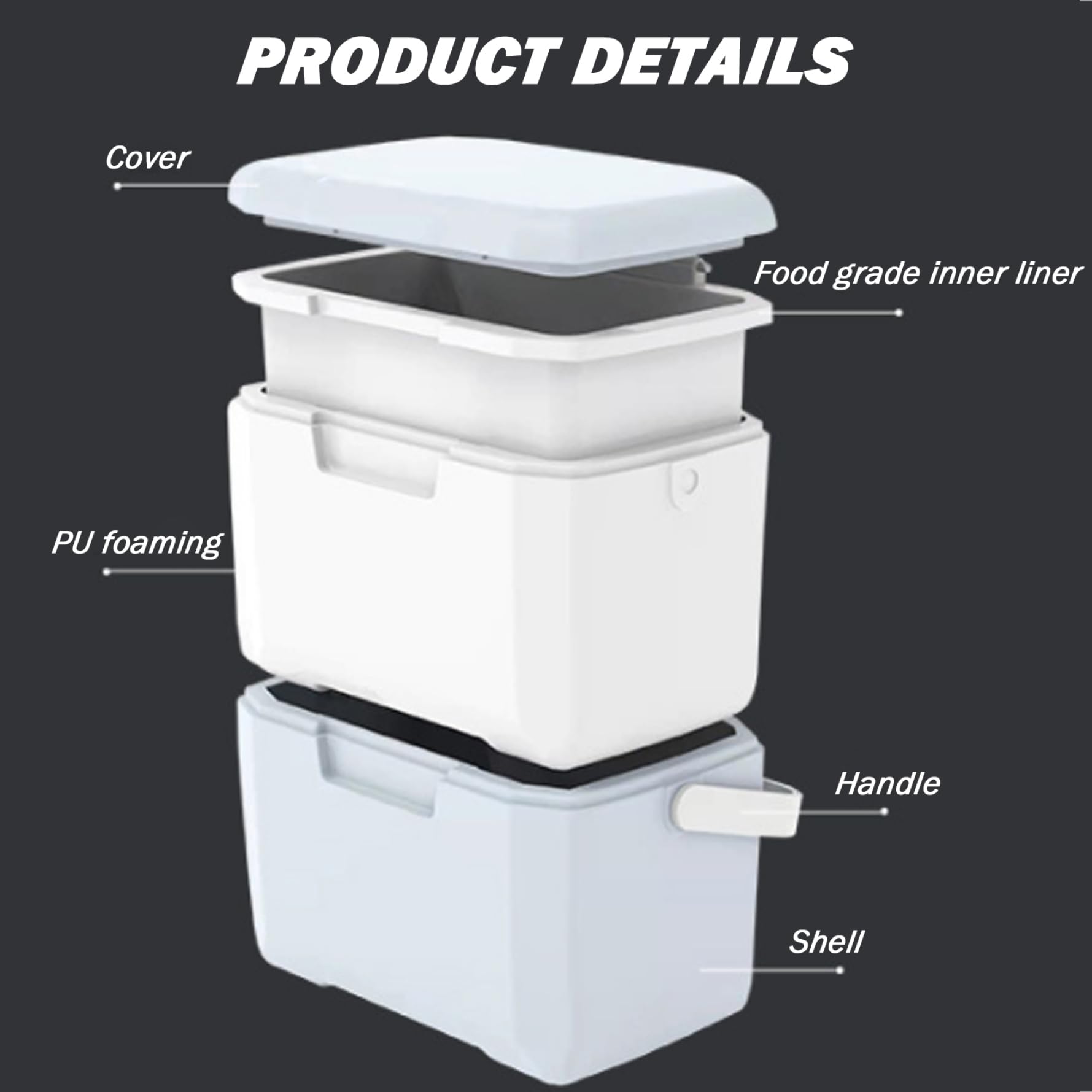 Porgeel small insulated cooler offers ample space for snacks and drinks.