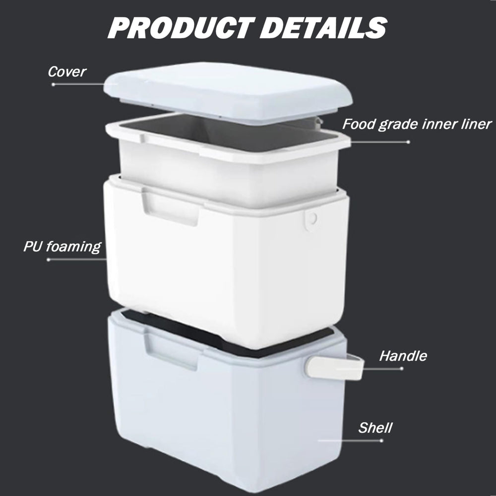 Porgeel small insulated cooler offers ample space for snacks and drinks.
