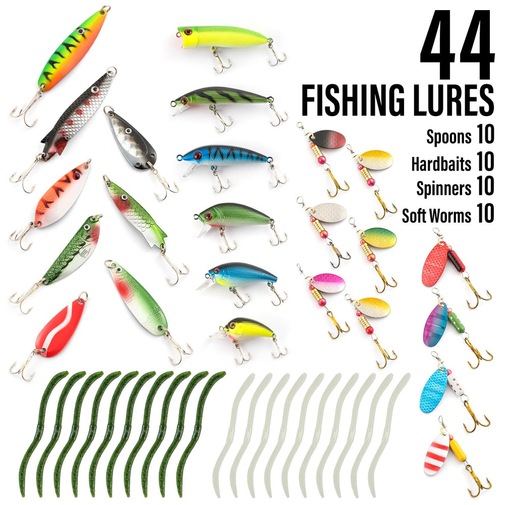 Portable 6ft telescopic fishing rod in hand
