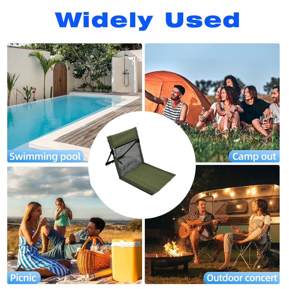 Versatile outdoor chair ideal for camping, picnics, or roadside rests.