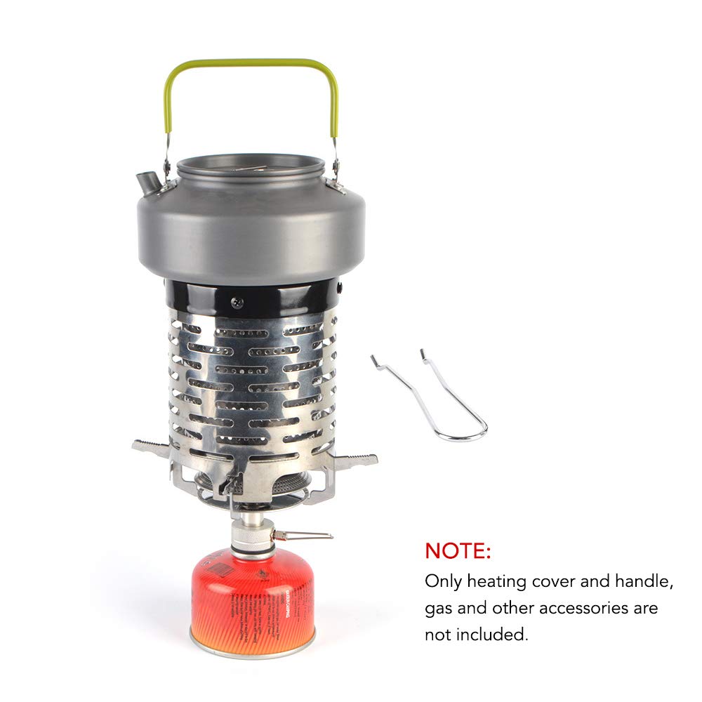 Portable Camping Mini Stove Heater Cover rust-proof stainless steel for rugged use