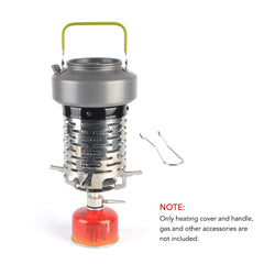 Portable Camping Mini Stove Heater Cover rust-proof stainless steel for rugged use