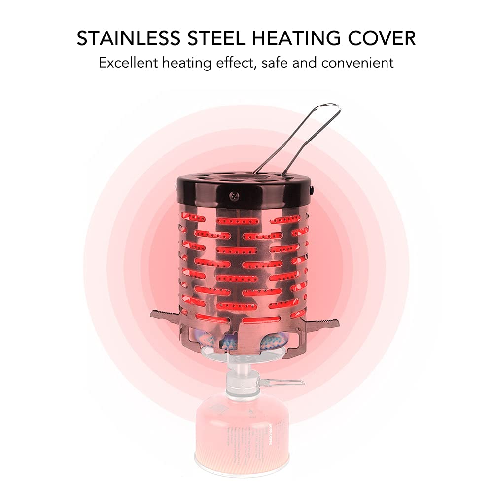 Portable Camping Mini Stove Heater Cover packaging included