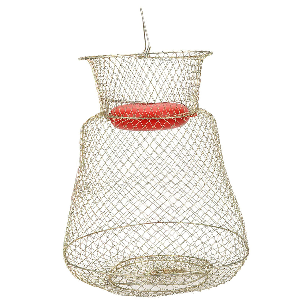 High-capacity fishing cage holding multiple fish