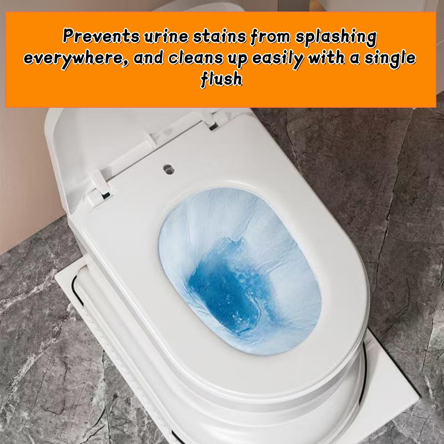 Portable urinal funnel detachable parts enable quick, thorough cleaning after use