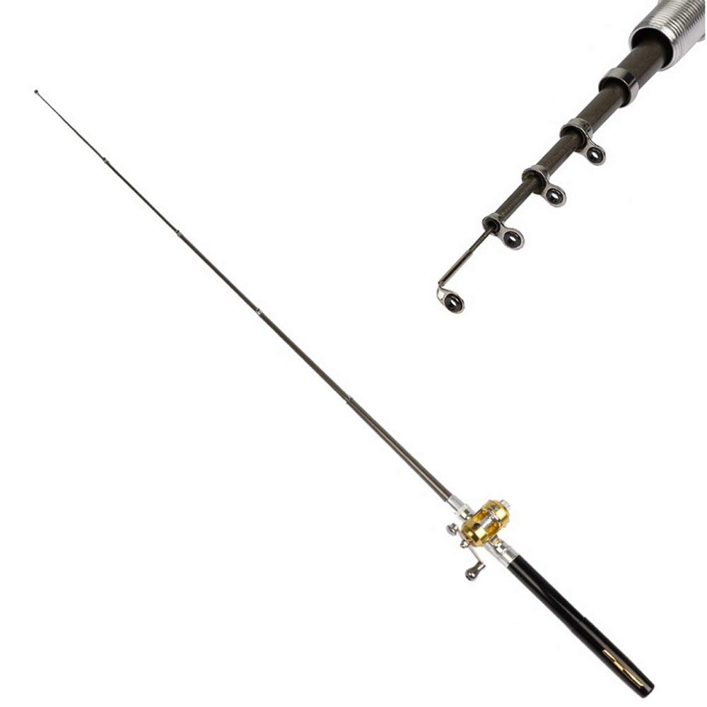 Aluminium alloy reel close-up with golden finish