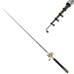 Aluminium alloy reel close-up with golden finish