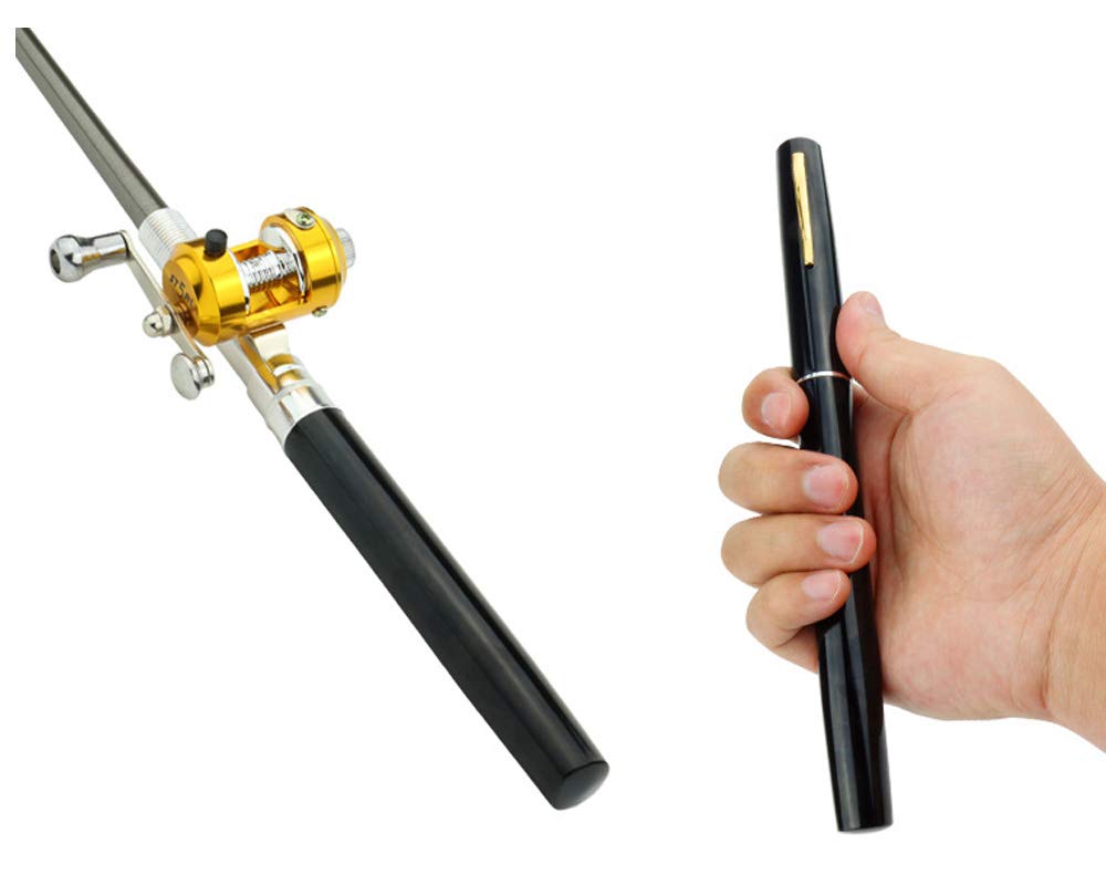 Reel features forward and reverse ratchet stop and drag control
