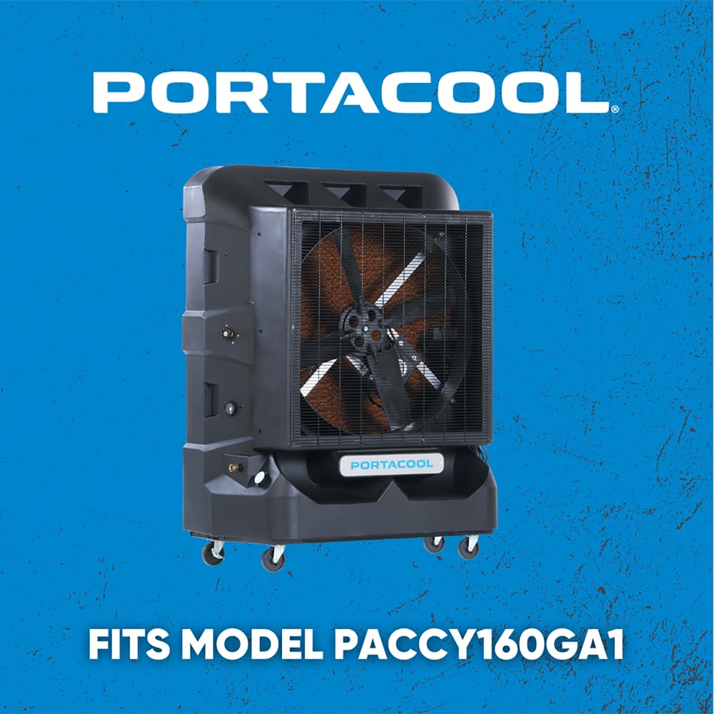 Portacool HydroTek media set for Cyclone 160 packaged in four pieces, designed for easy replacement and enhanced evaporation.