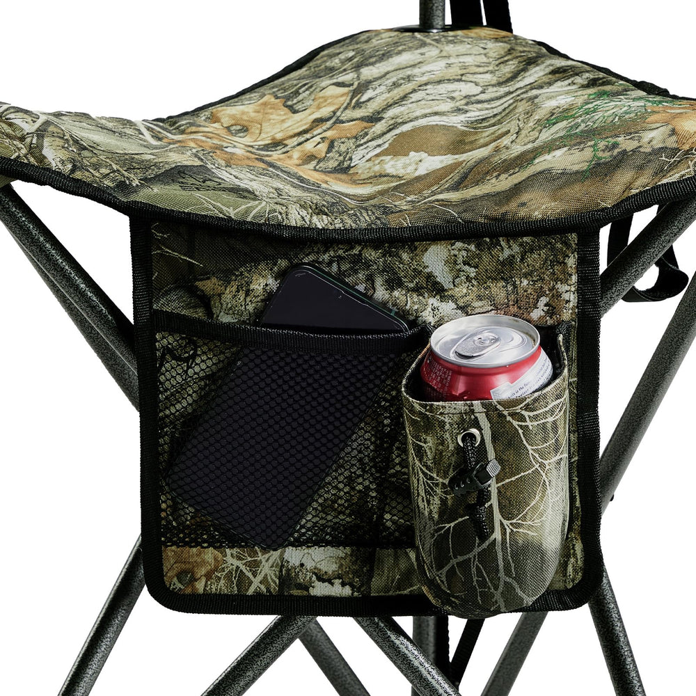 Portal 18-inch off-ground seat offers comfortable elevation on uneven terrain.
