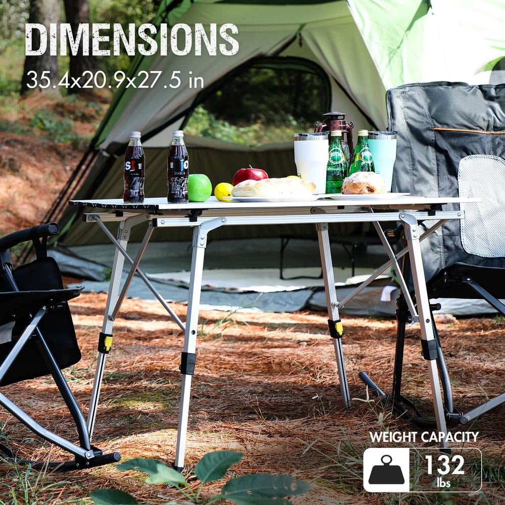 Portal carry bag keeps the table portable and easy to store.