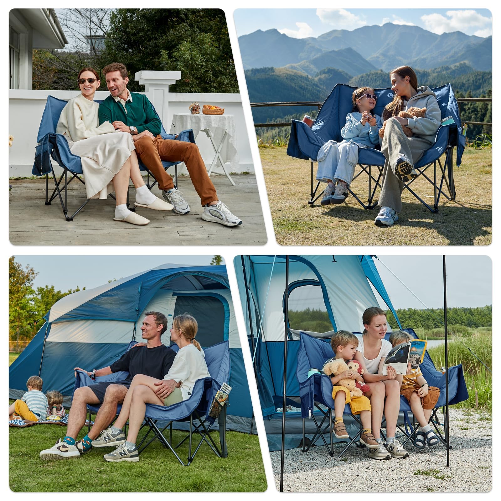 Portal chair reinforced frame supports up to 600 lbs.