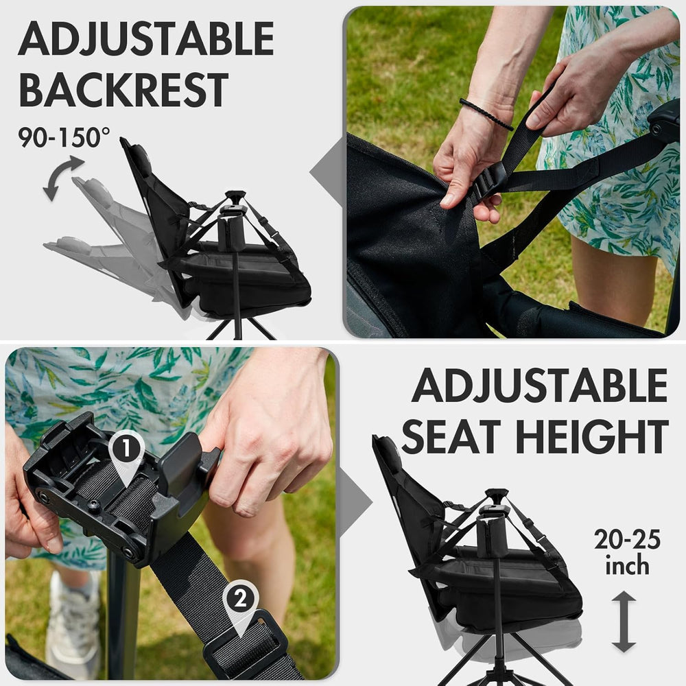 Portal Hammock Camping Chair two-pack quick folding with automatic lock