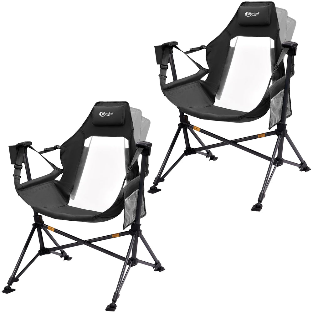 Portal Hammock Camping Chair two-pack folded compact for easy transport