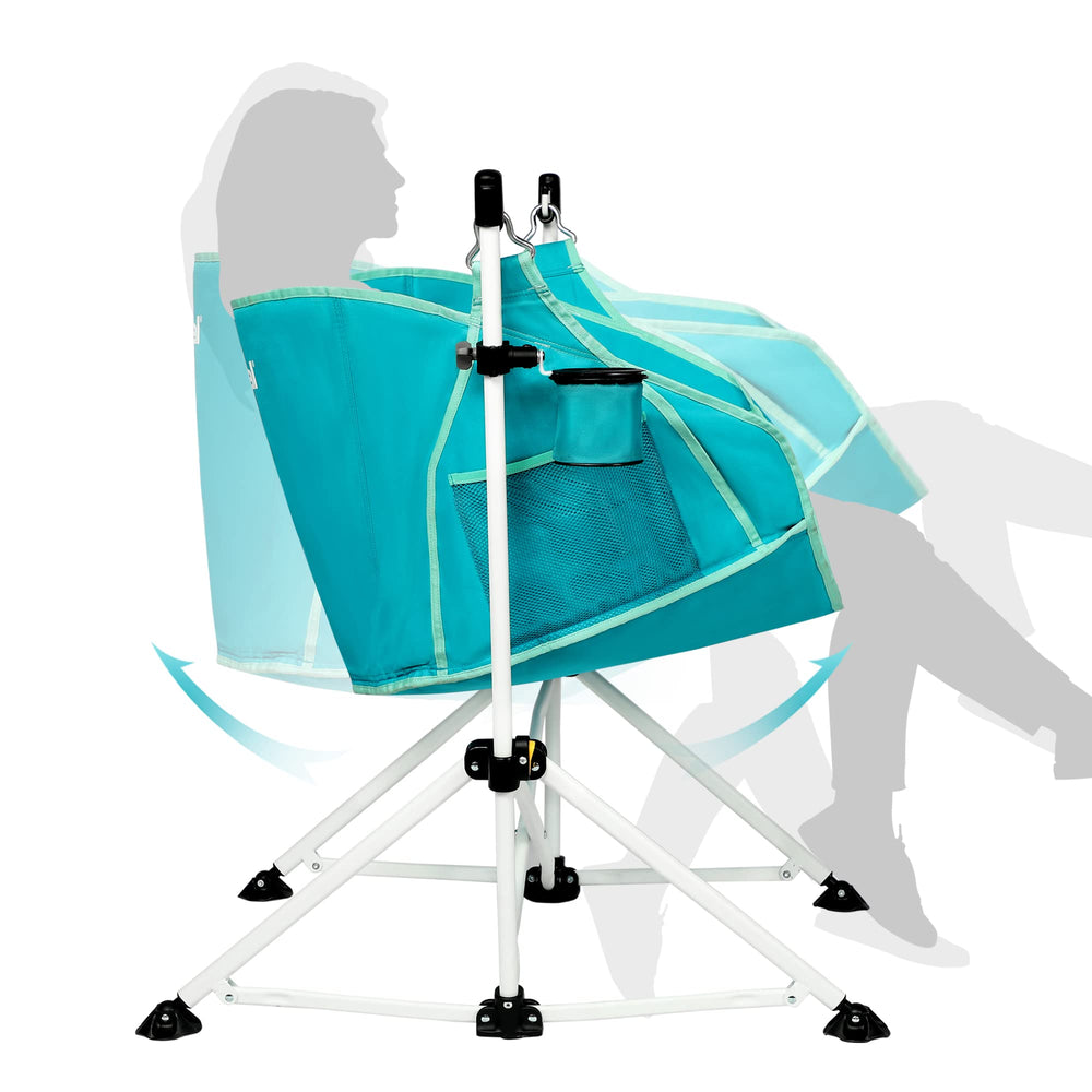 Portal hammock chair portable bag enables easy transport for trips