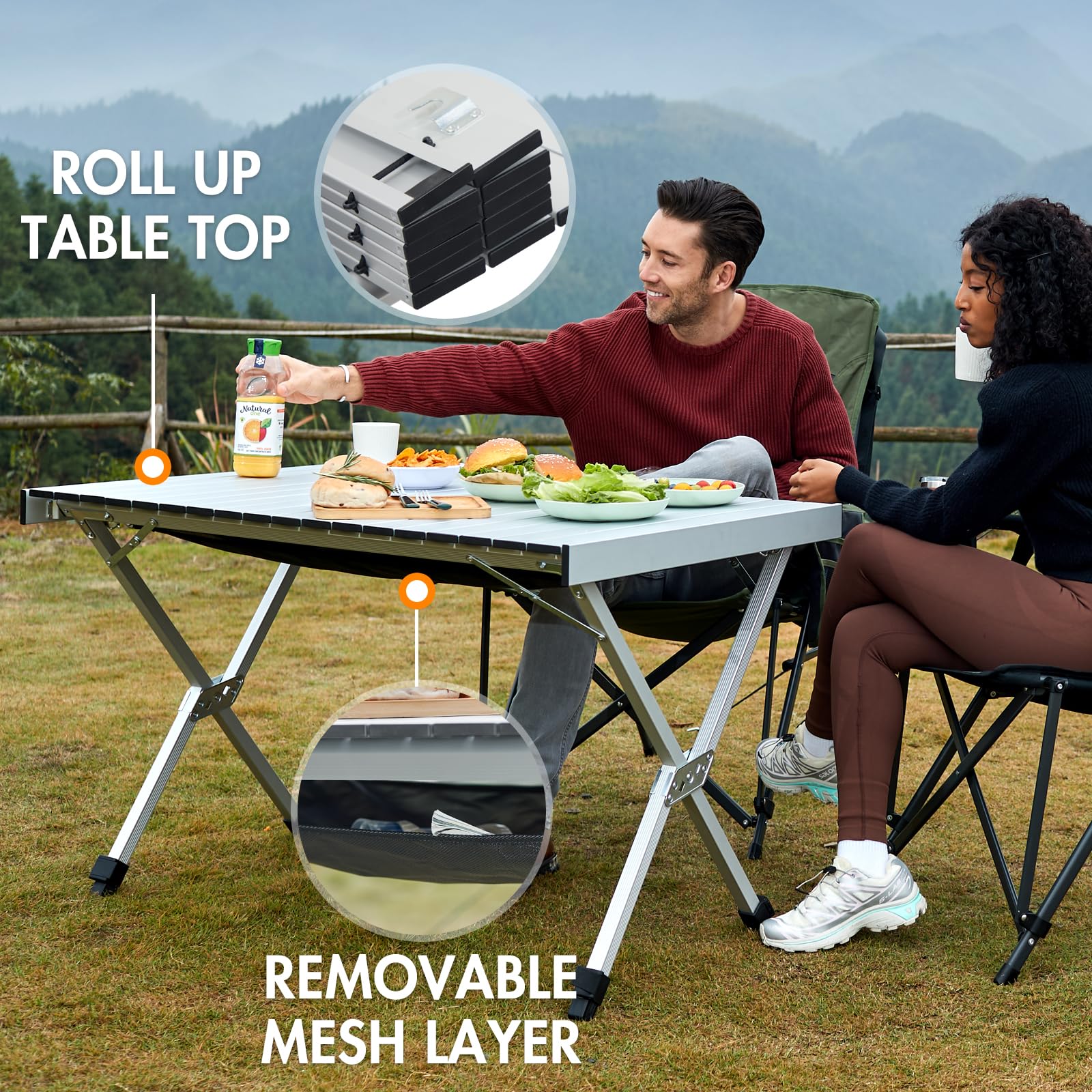 Portal one-person setup demonstrates quick assembly for camping or picnics.