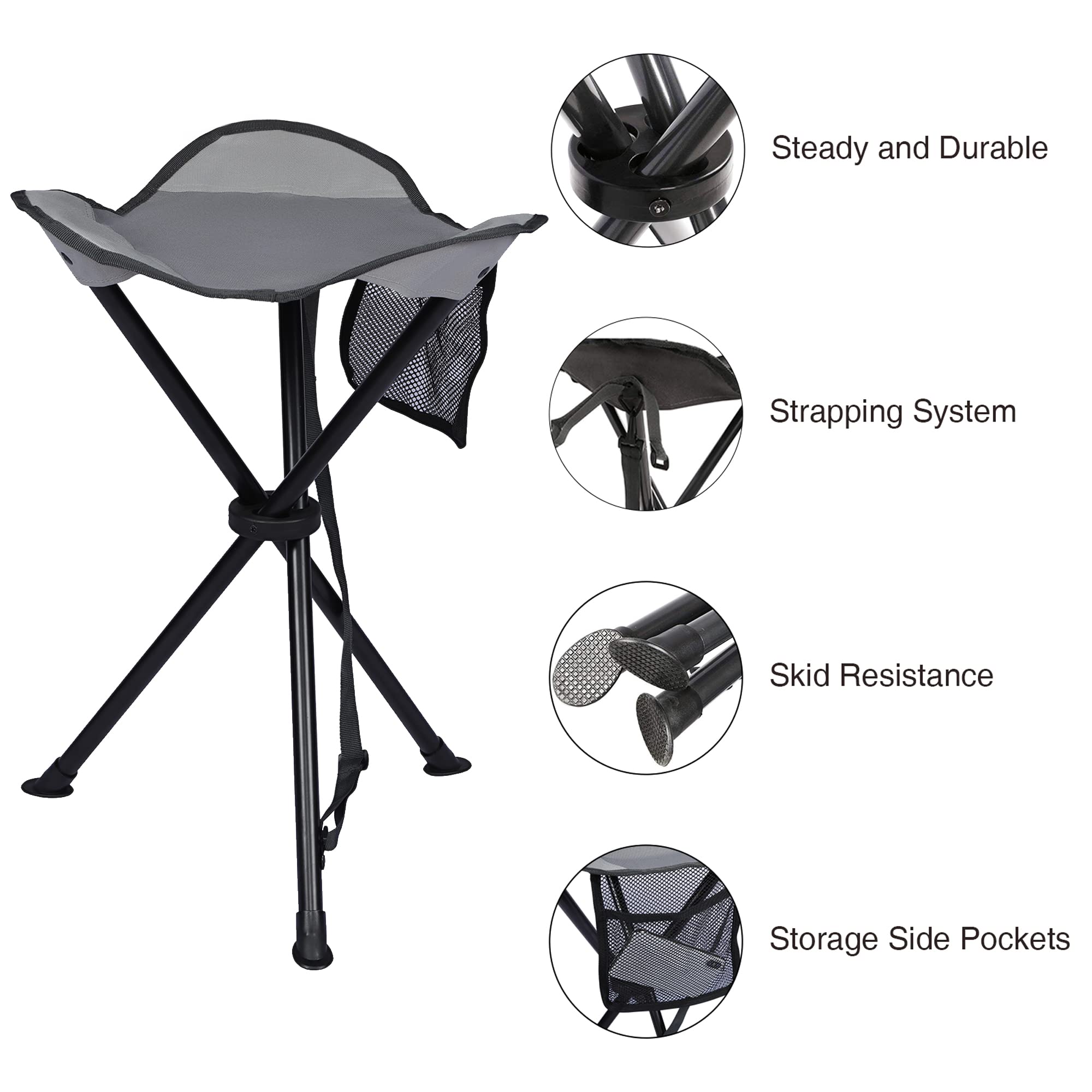 Portal tall stool height 19 inches for comfortable seating.