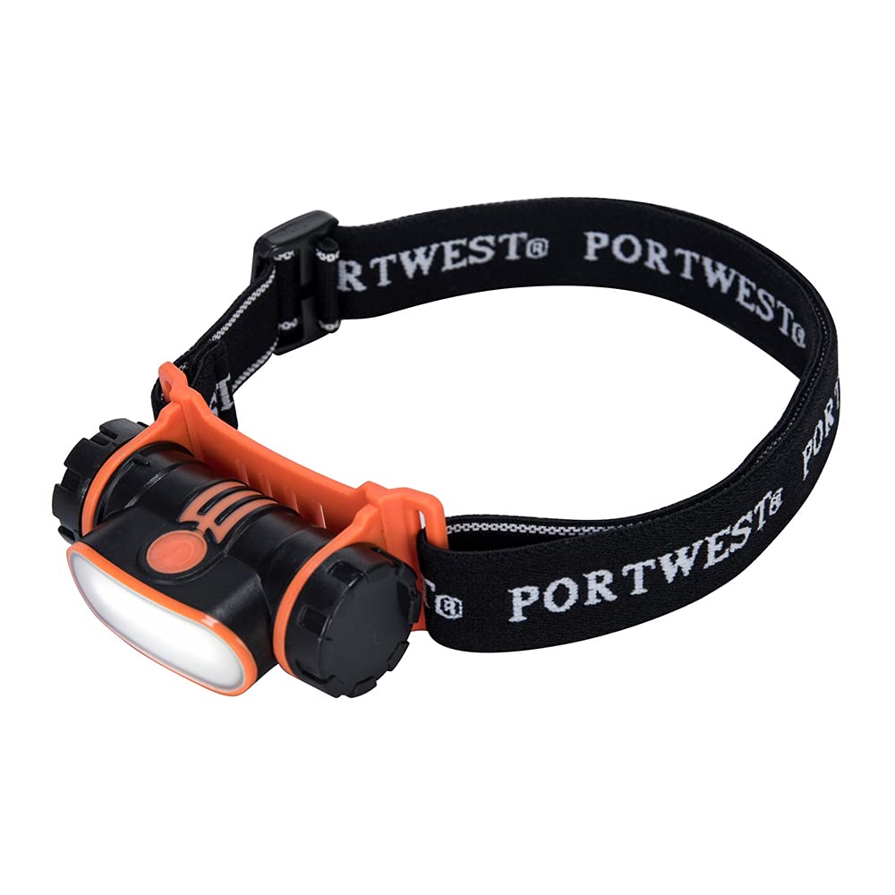 Portwest PA70 headlamp front view for hands-free work lighting.