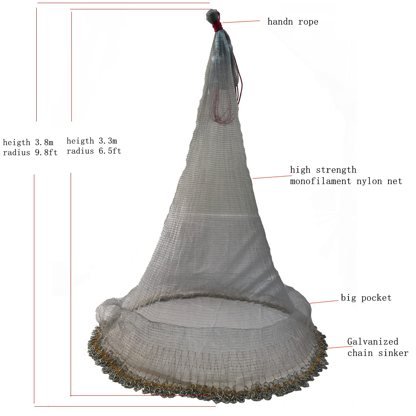 POUI COME DREAM beginner-friendly cast net for learning