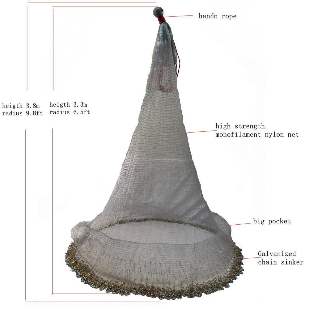 POUI COME DREAM beginner-friendly cast net for learning