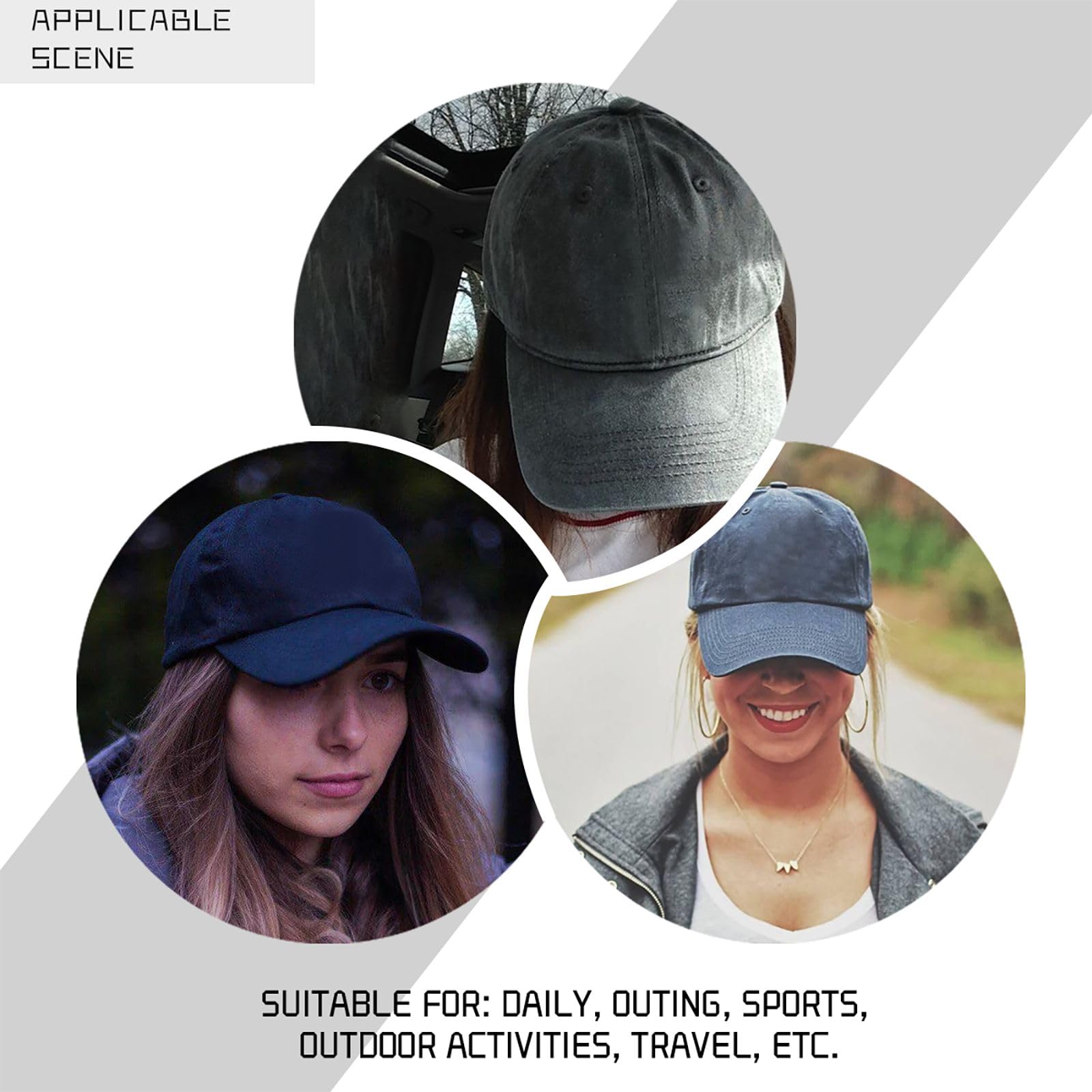 Povmekd everyday-use cap versatile for any casual outfit