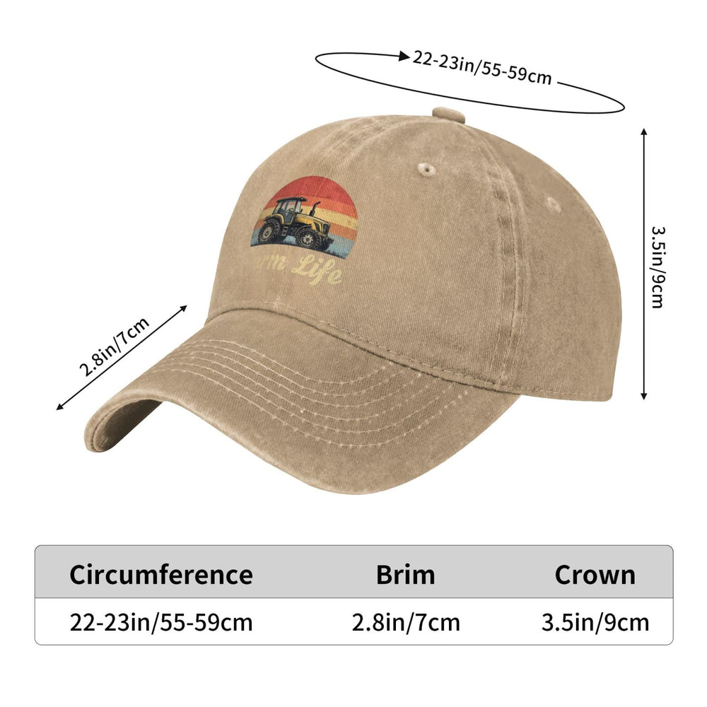 Povmekd Farm Life Hat in-use outdoors for versatile outdoor activities.