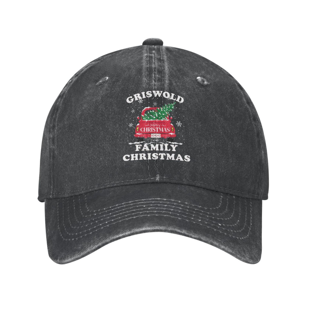 Povmekd Griswold Christmas Hat front view with adjustable fit for daily wear.