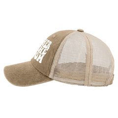 Povmekd Mother of the Groom Trucker Hat back mesh promotes odor control and quick-dry wear.