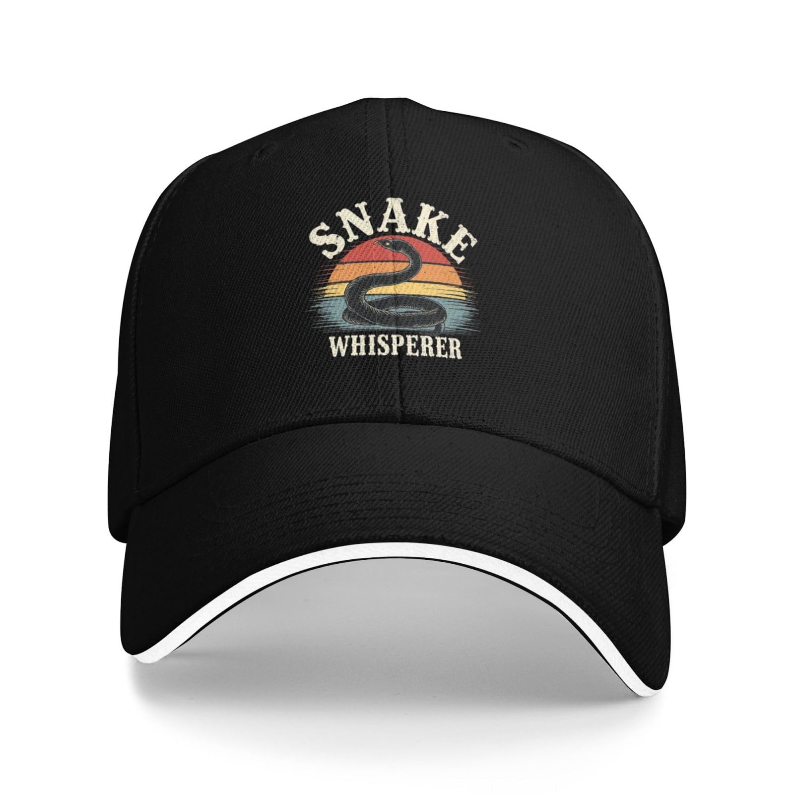 Povmekd Snake Whisperer Hat front view, casual comfort for daily wear.