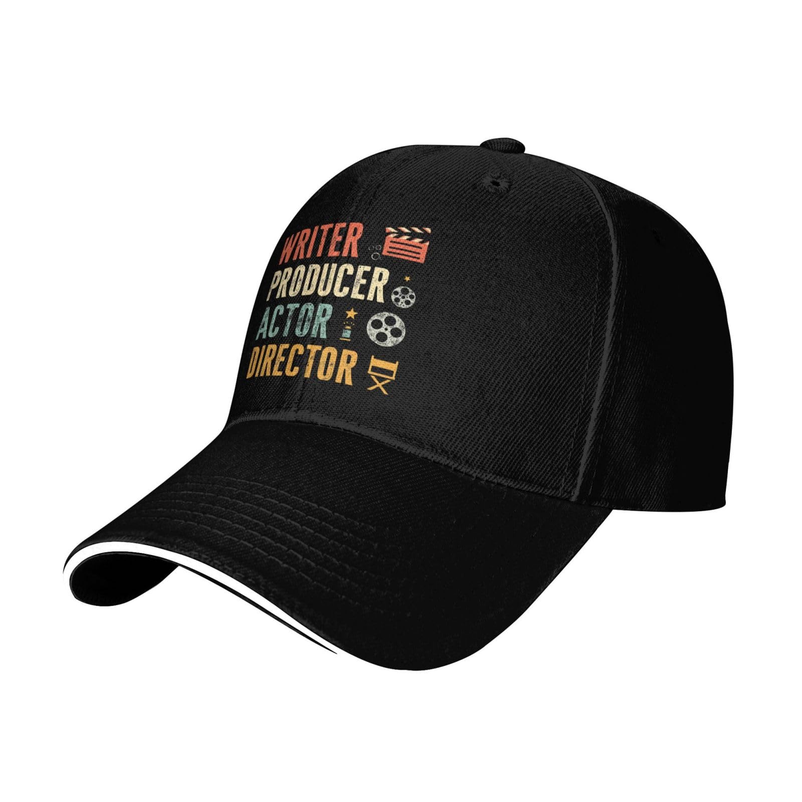 Povmekd Writer Producer Actor Hat back view with adjustable fit