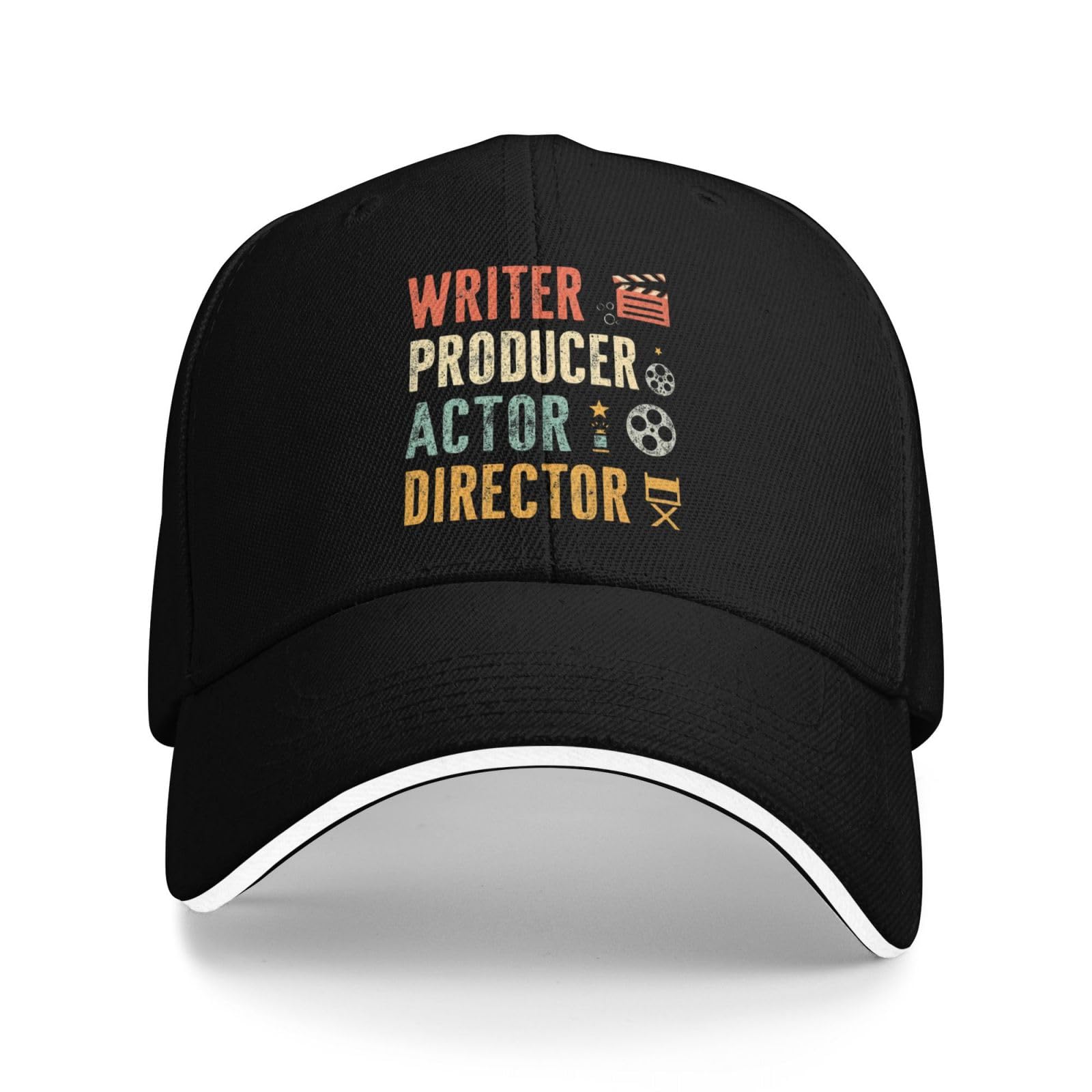 Povmekd Writer Producer Actor Hat front view for casual daily style