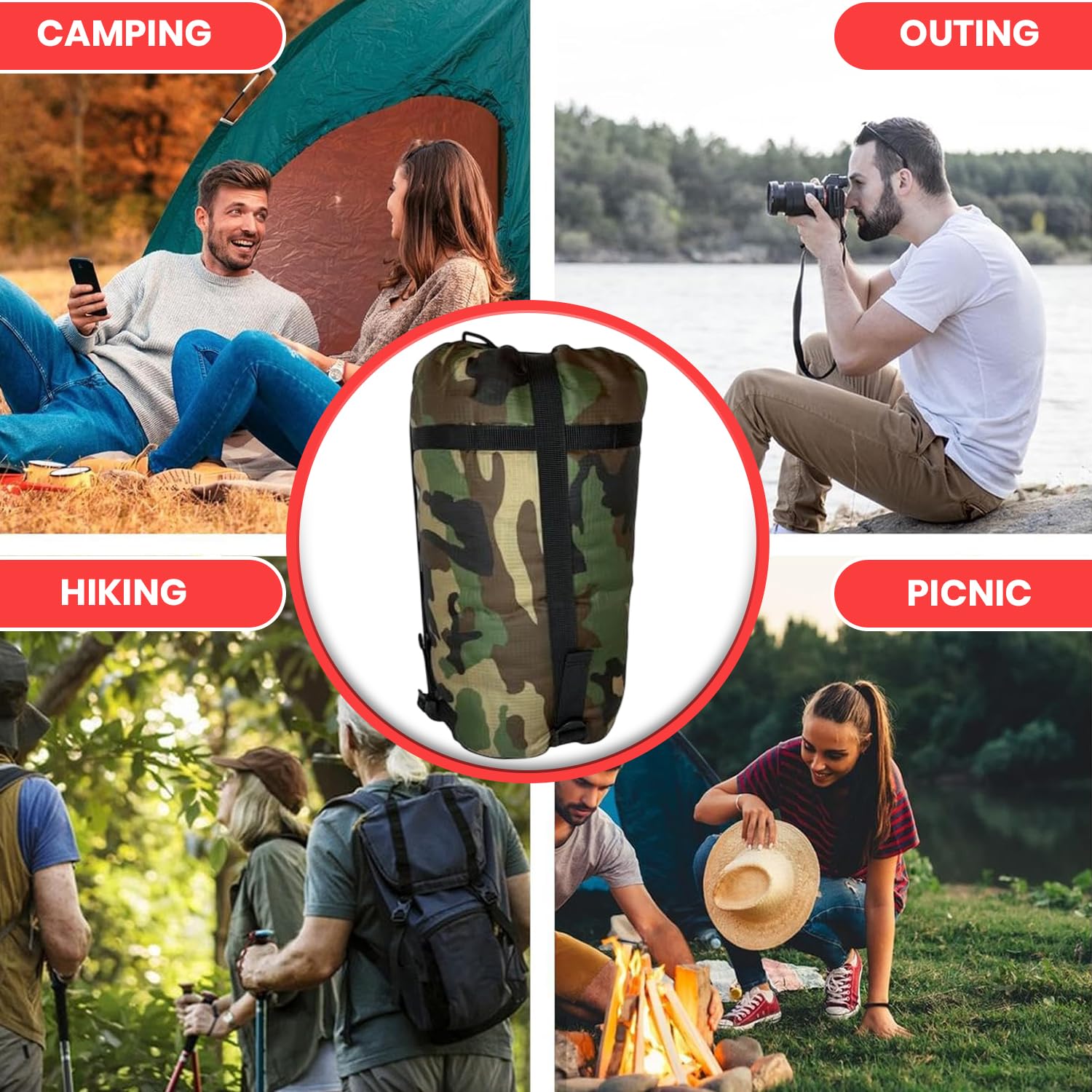 Powell Tool Bags camo woobie blanket; beach ground cover and sunshade option.