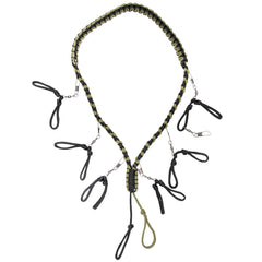 Power Calls 7-in-1 Call Lanyard with double-loop drops keeps calls organized and within reach.