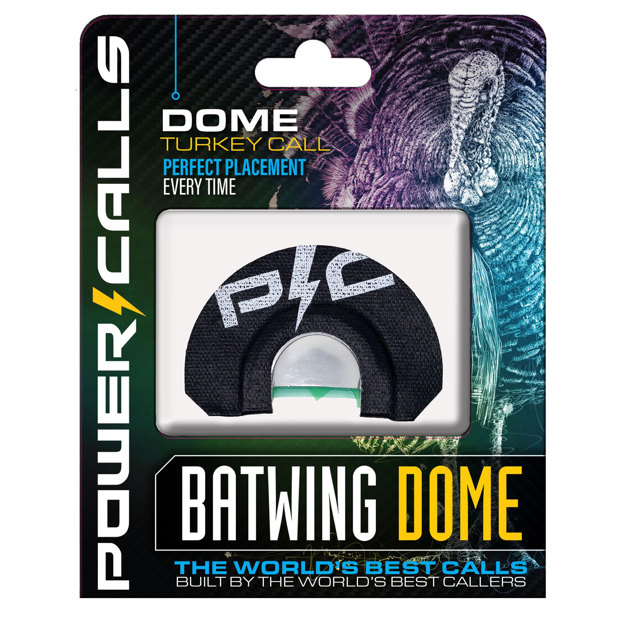 Power Calls Batwing front view packaged, rugged protection for field use.