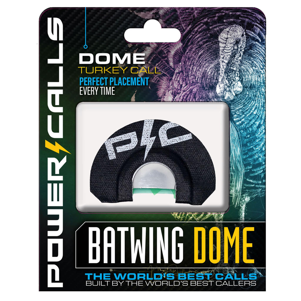 Power Calls Batwing front view packaged, rugged protection for field use.