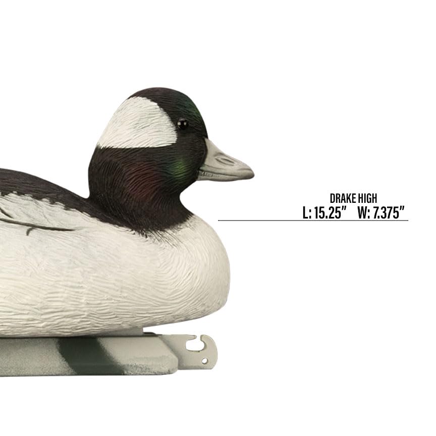 Power Calls Higdon Battleship Bufflehead 6-pack all-drake decoys for dense spreads