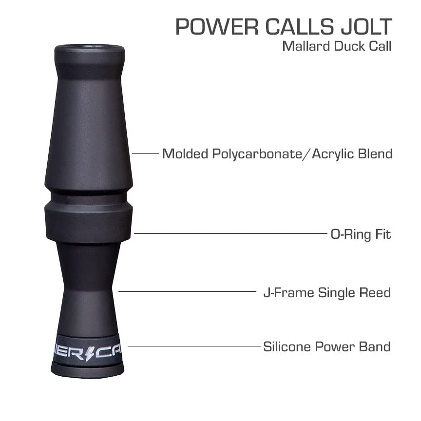 Power Calls Jolt J-Frame toneboard image shows versatile cadence for high- and low-pitched ducks.